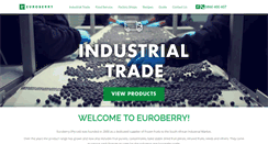 Desktop Screenshot of euroberry.co.za